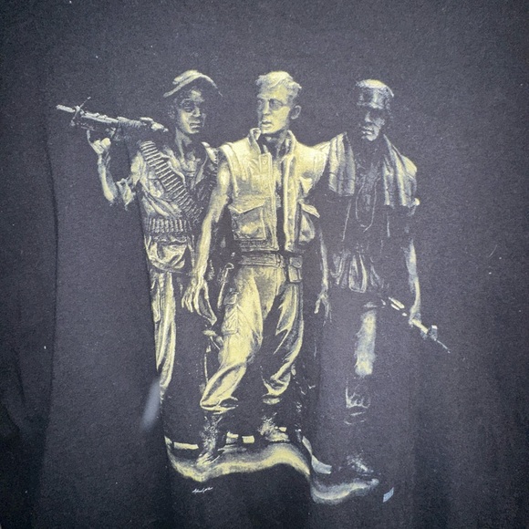 VINTAGE US MILITARY TEE SHIRT SIZE MEDIUM MADE IN USA - Picture 2 of 4